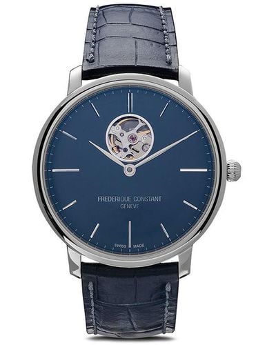 Frederique Constant Reloj Classics Slimline Heart Beat Automatic de 40 mm - Azul
