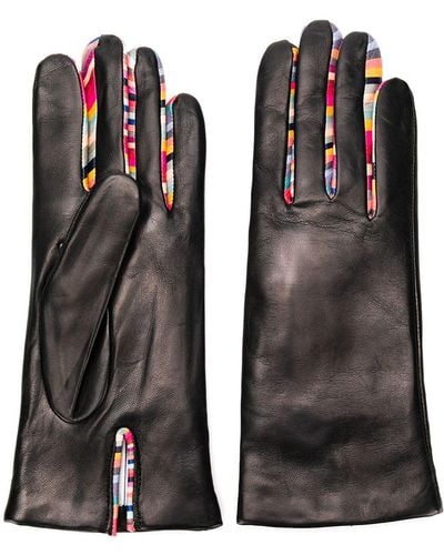 Paul Smith Guantes Swirl - Negro