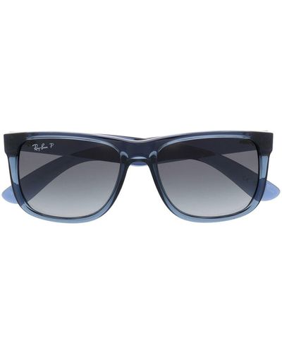 Ray-Ban Justin Square-frame Sunglasses - Blue