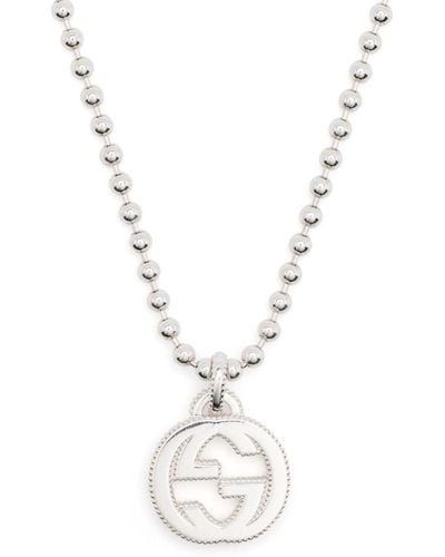 Gucci Interlocking G Necklace - White