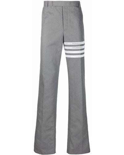 Thom Browne Klassische Hose mit Streifen - Grau