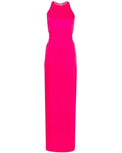 Genny Cut-out Detail Long Dress - Pink