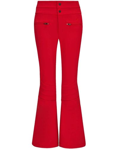 Perfect Moment Aurora Fla Leg Ski Trousers - Red