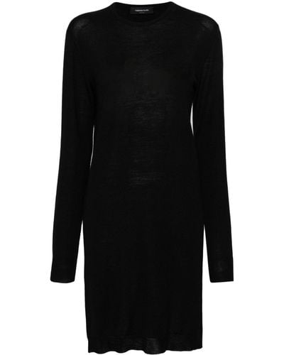 Fabiana Filippi Knitted Wool Dress - Black