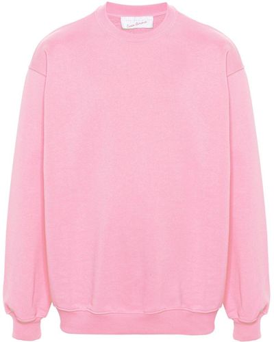 Giada Benincasa Logo-embroidered Cotton Sweatshirt - Pink