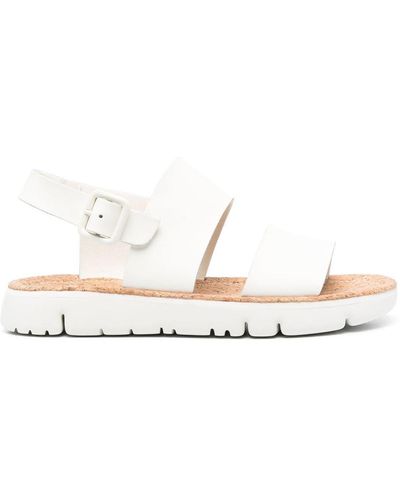 Camper Oruga Leather Sandals - White