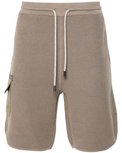 Sease Honeycomb-knit shorts - Neutro