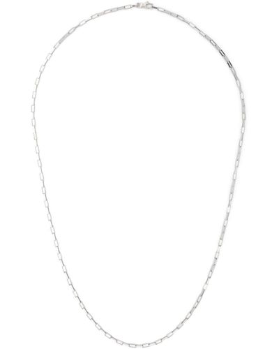Tom Wood Billie chain necklace - Blanc