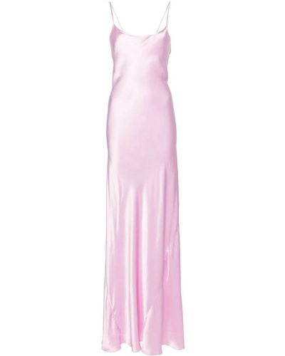 Victoria Beckham スリップマキシドレス - ピンク