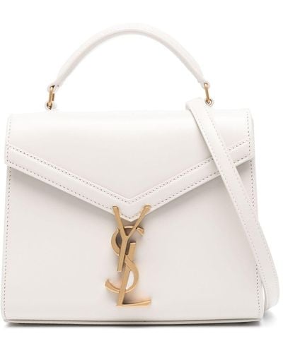Saint Laurent Mini Cassandra Handtasche - Weiß
