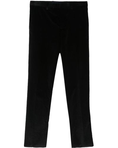 Paul Smith Tailored Velour Trousers - Black