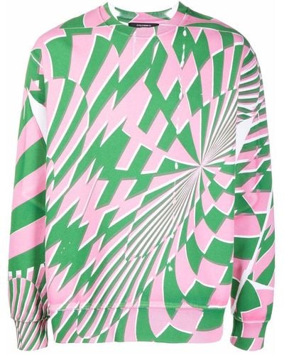 Stella McCartney X Ed Curtis Geometric Pattern Sweatshirt - Pink