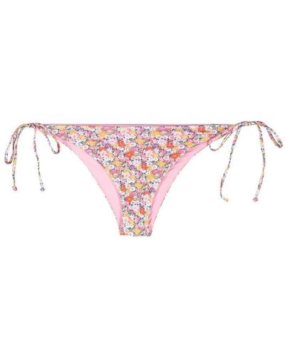 Mc2 Saint Barth Bikinihöschen mit Blumen-Print - Pink