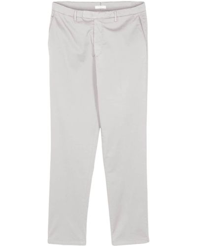 Boglioli Pantalones rectos con pinzas - Blanco