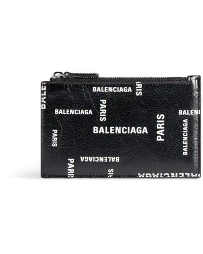 Balenciaga Leren Pasjeshouder - Zwart
