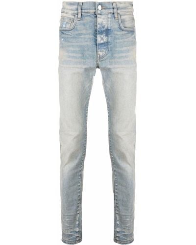 Amiri Skinny-Jeans mit Stone-Wash-Effekt - Blau