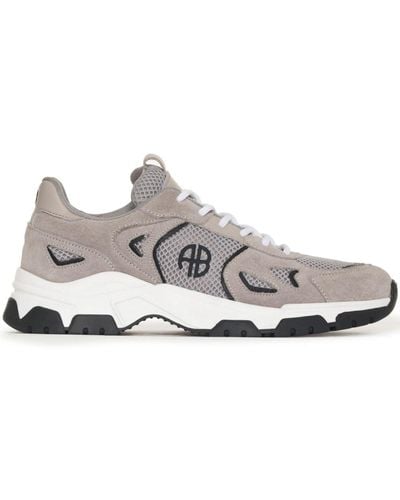 Anine Bing Brody Panelled Trainers - White