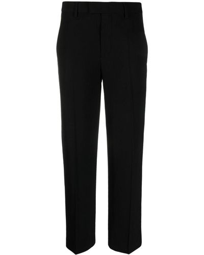 Ann Demeulemeester Pantaloni crop - Nero