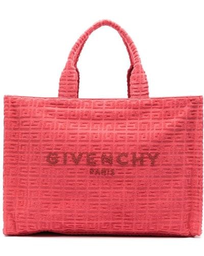 Givenchy Medium 4g Towelling-finish Tote Bag - Red