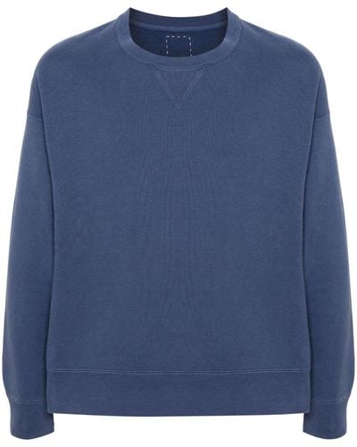 Visvim Jumbo Cotton-blend Sweatshirt - Blue