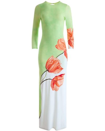 Alice + Olivia Alice + Olivia Delora Maxi Dress - White