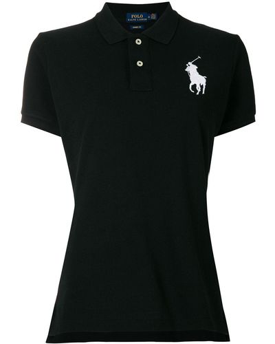 Polo Ralph Lauren エンブロイダリー ポロシャツ - ブラック