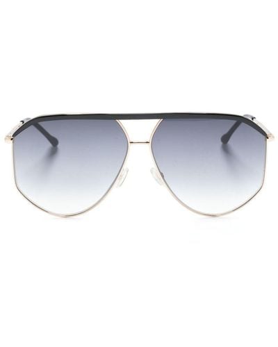 Isabel Marant Enzo Pilot-frame Sunglasses - Blue