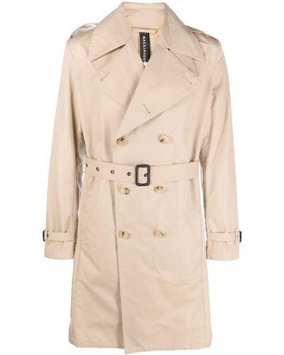 Mackintosh St Andrews Belted Trench Coat - Natural