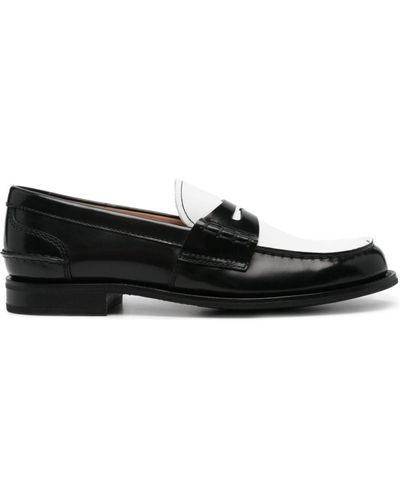 Church's Mocassins Pembrey en cuir - Noir