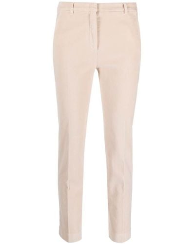 Incotex Tailored Straight-leg Trousers - Natural