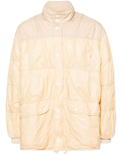 Our Legacy Exhaust Panelled Puffer Jacket - Natural