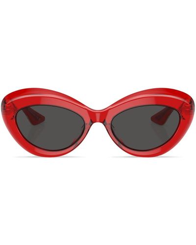 Oliver Peoples Gafas de sol 1968C con montura cat eye - Rojo