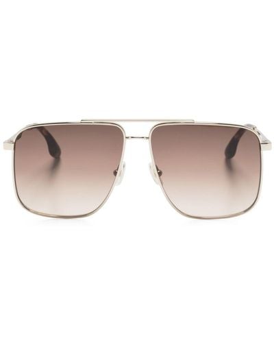 Victoria Beckham Navigator-frame Sunglasses - Pink