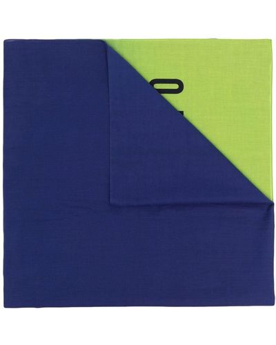 Moschino ロゴ スカーフ - ブルー