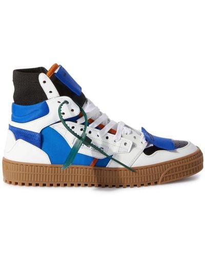 Off-White c/o Virgil Abloh Off White '3.0 Off Court' Sneakers - Blauw