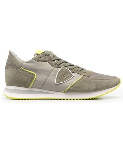 Philippe Model Low-top Leather Trainers - Green