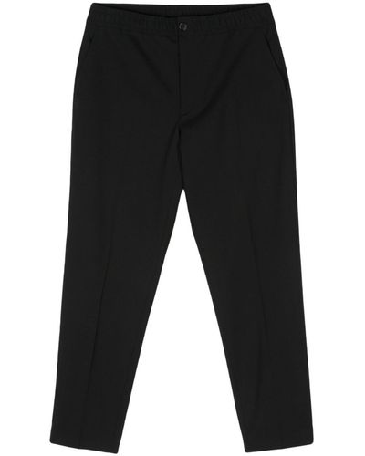Theory Larin Tapered-leg Trousers - Black