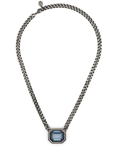 Swarovski Millenia Cuban-chain Necklace - Metallic
