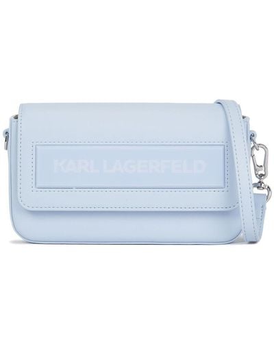 Karl Lagerfeld Petit sac porté épaule Ikon K - Bleu