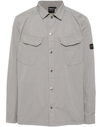 Barbour Long-sleeve cotton shirt - Gris