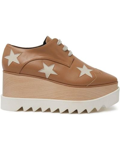 Stella McCartney Zapatos de vestir Elyse Stars - Marrón