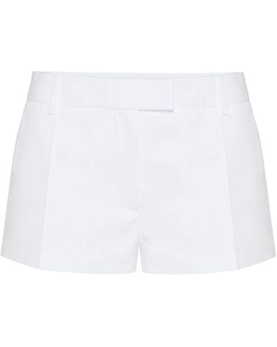 Valentino Garavani Katoenen Shorts - Wit