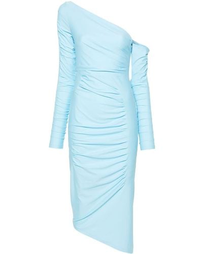 GAUGE81 Asymmetrische Midi-jurk - Blauw