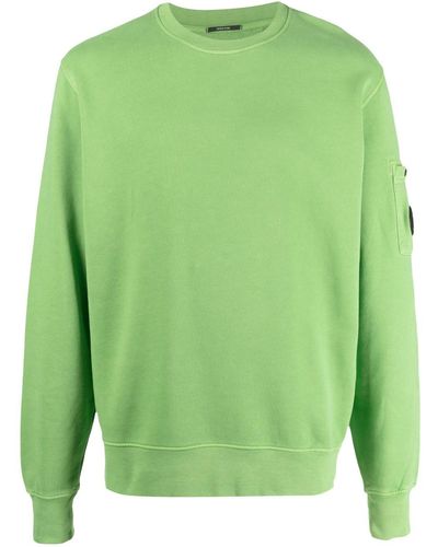 C.P. Company Pullover aus Jersey-Fleece - Grün
