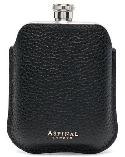 Aspinal of London ラウンドフラスク - ブラック