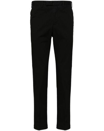 PT Torino Slim-cut cotton chino trousers - Schwarz