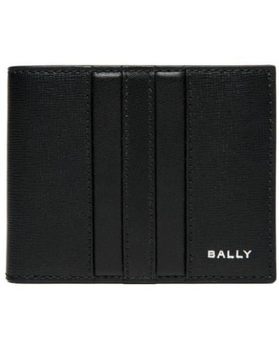 Bally Logo-print Leather Wallet - Black
