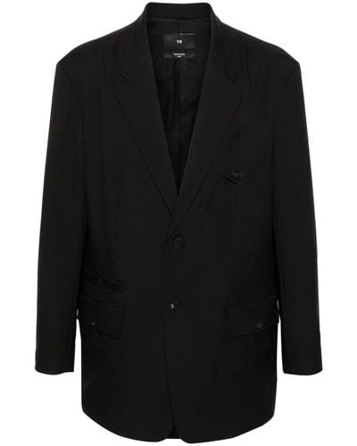 Y-3 Sport Uniform Recycled-polyester Blazer - Black