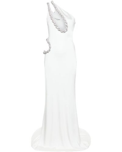 Stella McCartney Rope Cut-out Gown - White