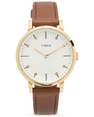 Timex Midtown 36mm 腕時計 - ホワイト